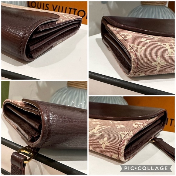 Nearly New Louis Vuitton Rare Mini Lin Sarah Wallet $600 - Picture 12 of 13